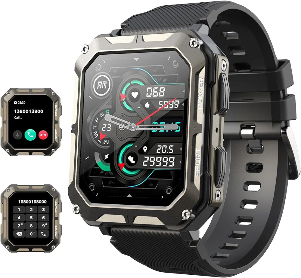 Blackview Smartwatch,Chiamate e Assistente Vocale,1.83 Orologio Smart –  Mercati facili